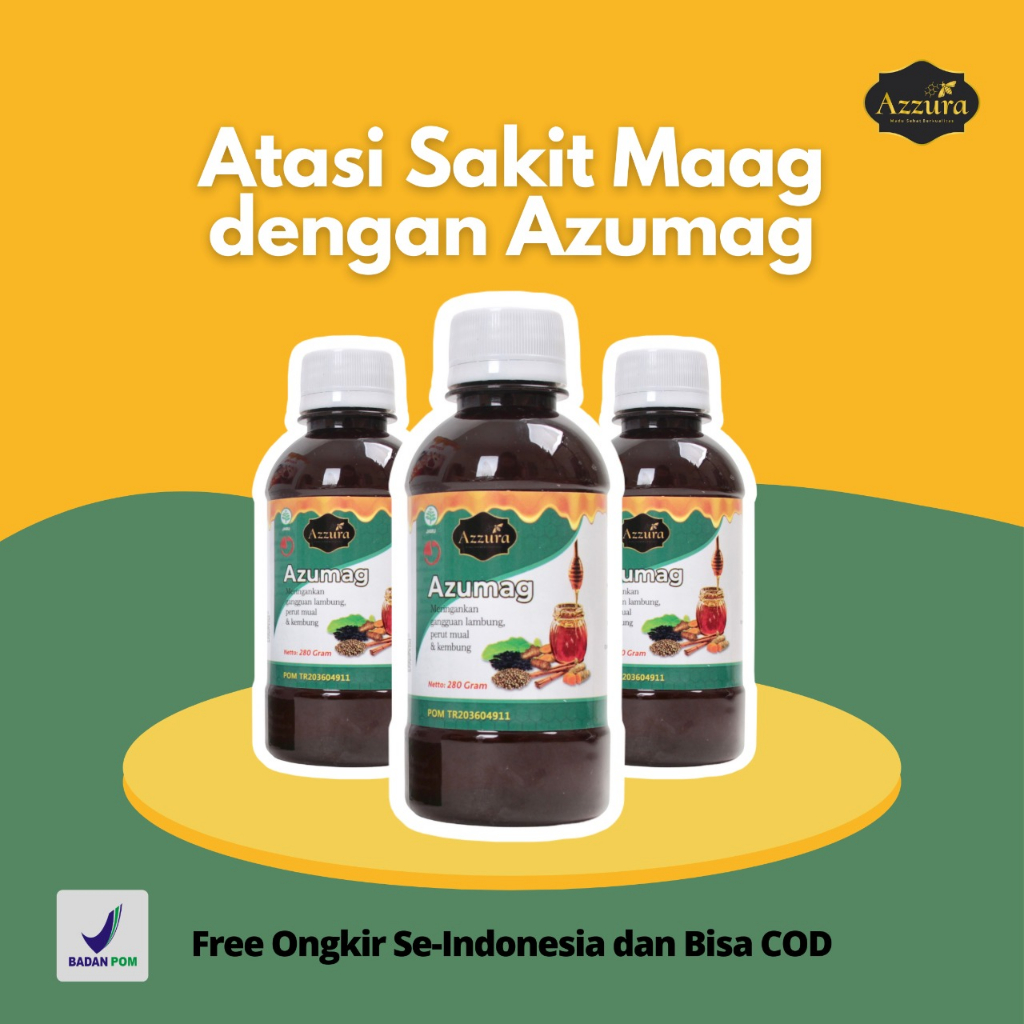 

Madu Azzura Azumag mengatasi sakit maag kronis dan akut