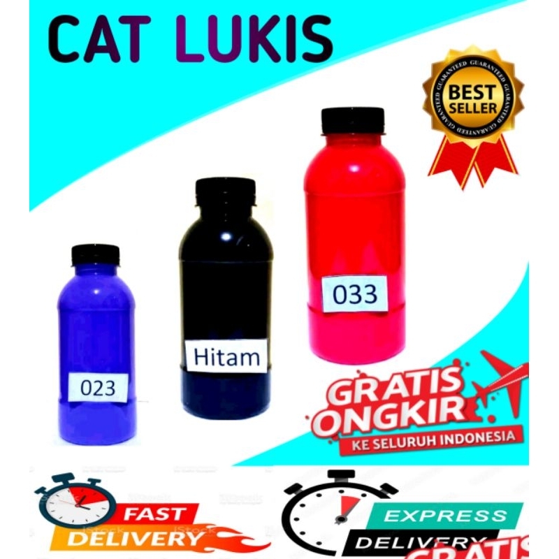 

Cat styrofoam cat lukis anak cat kanvas 100ml cat air