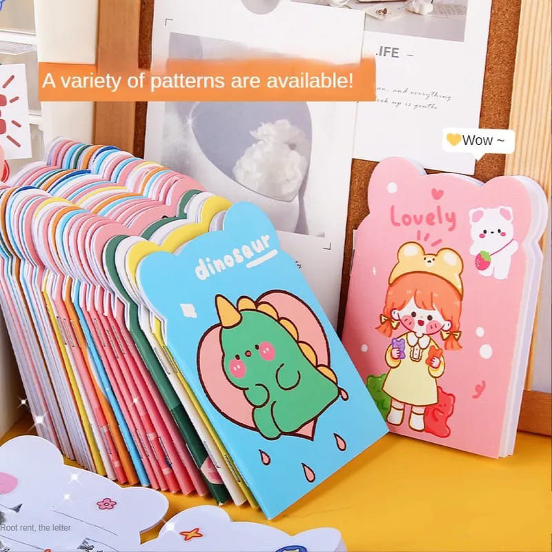 

YH - Buku Tulis Kecil A6 BERKUPING NEW VERSION Motif Kartun Kuping Lucu Buku Catatan Kuping Kecil Notebook Mini MURAH COD