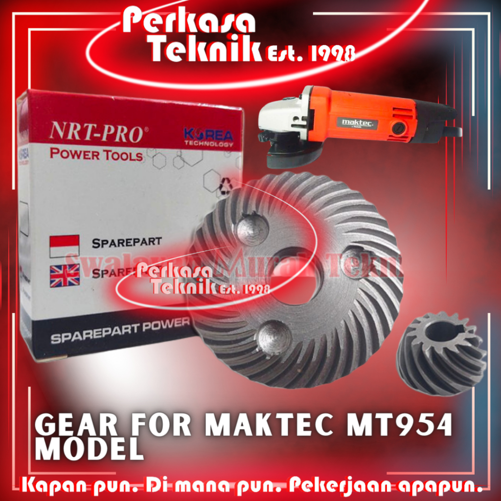 Gigi Nanas Gerinda Maktec MT954 NRT PRO MT 954 Helical Gear Grinder