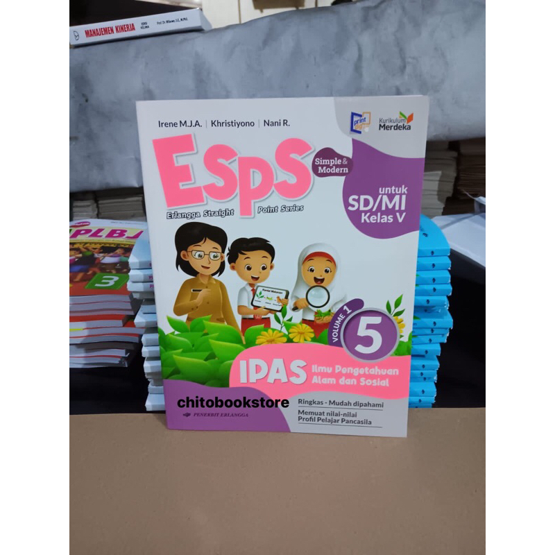 

Buku Esps IPAS Ilmu Pengetahuan Alam dan Sosial volume 1 untuk SD / MI kelas V 5 kurikulum merdeka