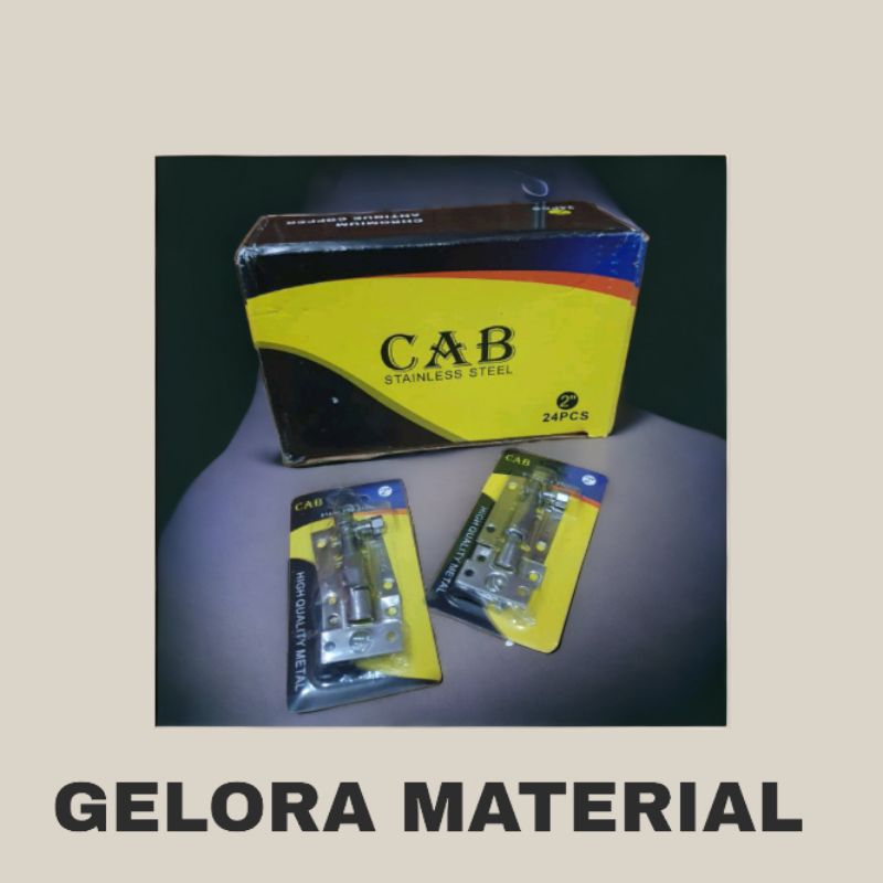 Gerendel jendela stainless / gerendel pintu/ Gerendel stainless 2" CAB
