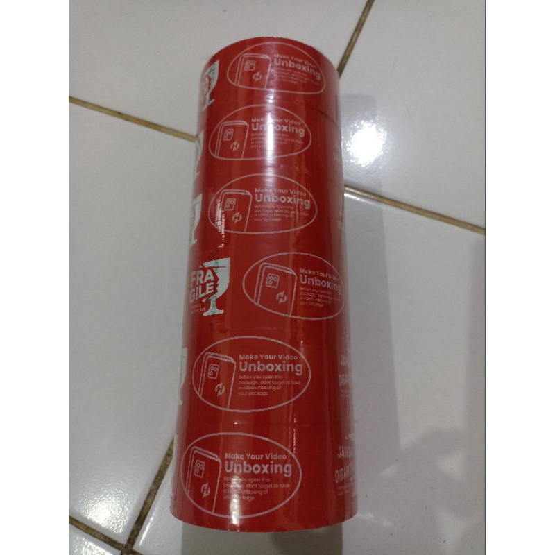 

lakban fragile unboxing lebar 45mm