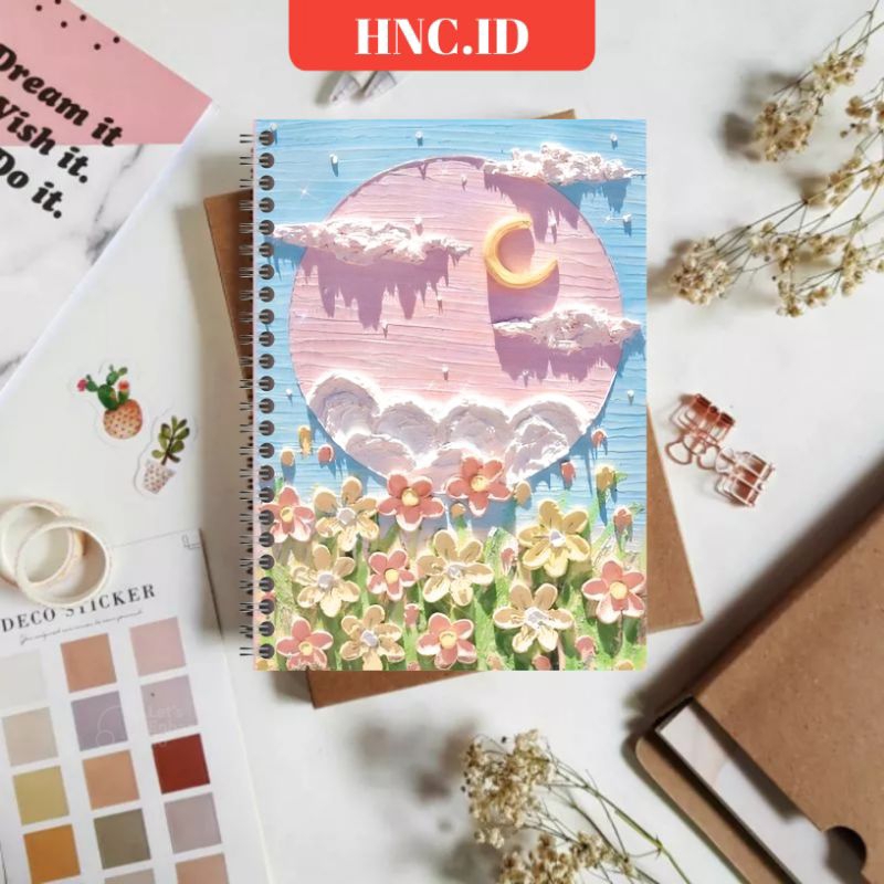 

Notebook A6 Buku Tulis Catatan 3D By HNC.ID