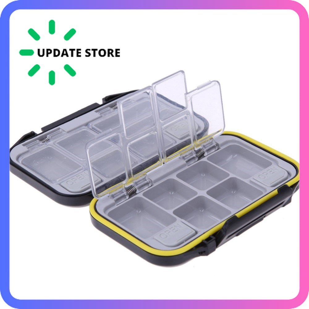 Tempat Box Kotak Perkakas Kail Pancing 12 Ruang - Black