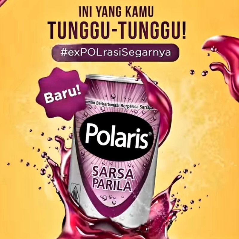 

#exPOLrasiSegarnya POLARIS SARSAPARILA 330 ml Polaris Sarsa Parila