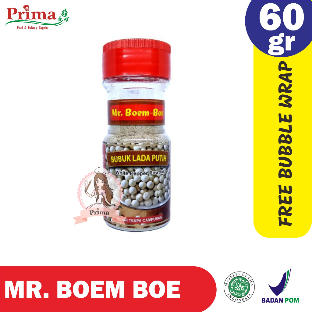 

Mr. boem boe lada putih bubuk 60gr