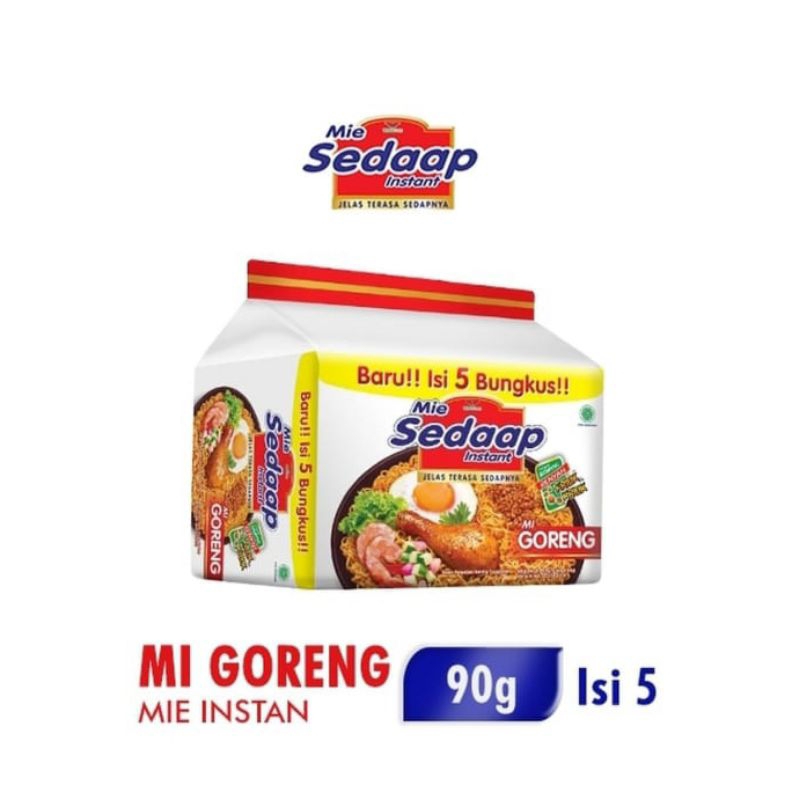 

Mie Sedaap Goreng 1 pack isi 5pcs