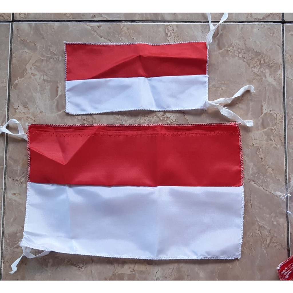 bendera mobil | motor merah putih