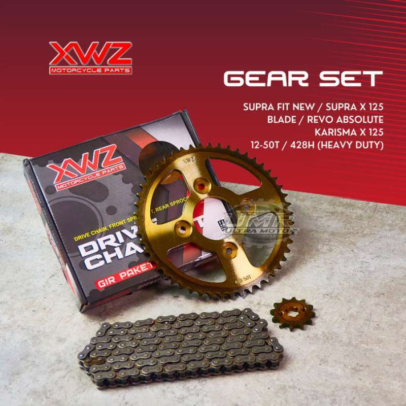 GEAR GIR SET GOLD XWZ PAKET SUPRA FIT NEW