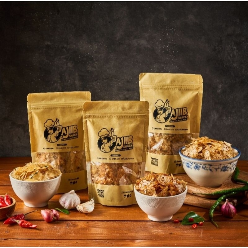 

Cemilan Keripik Serba 10ribu ( Keripik Kaca Daun Jeruk / Kripca / Basreng)