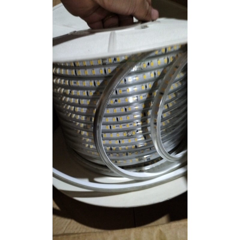 Lampu led terang warm white AC 220V