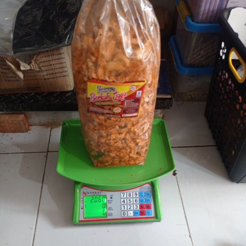 Basreng Berkah Jaya Pedas Daun Jeruk 1ball @2kg