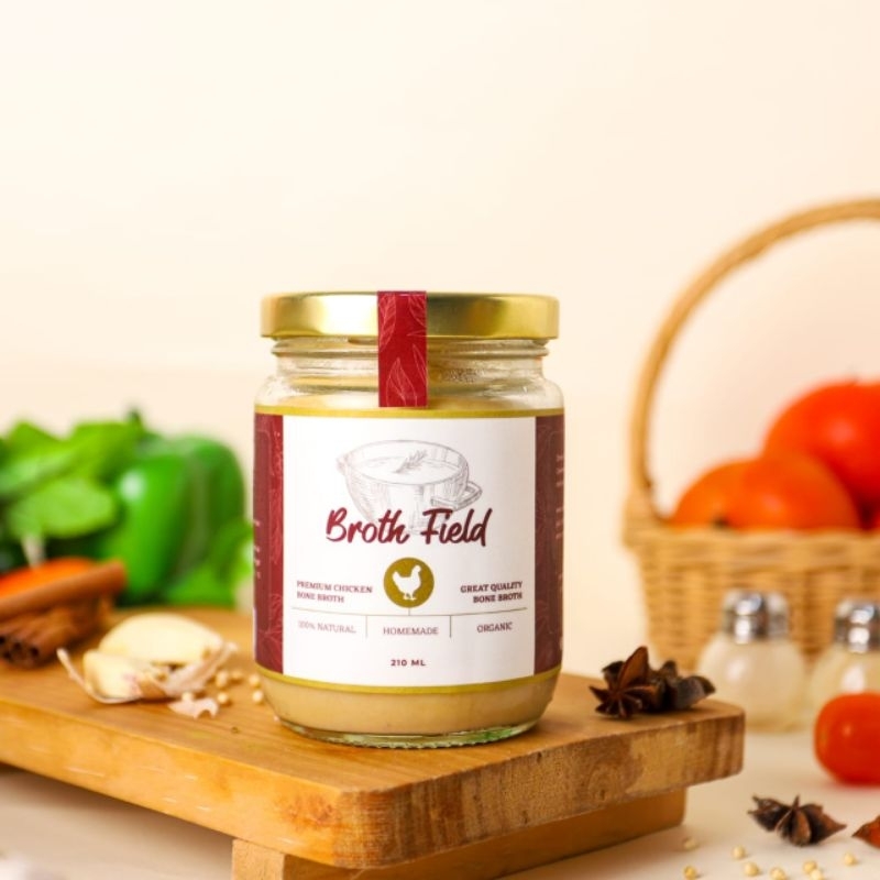 

BROTH FIELD - Organic Chicken Bone Broth - Kaldu Tulang Ayam Organik