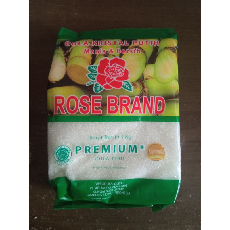 

Gula pasir Rose Brand 1 kg