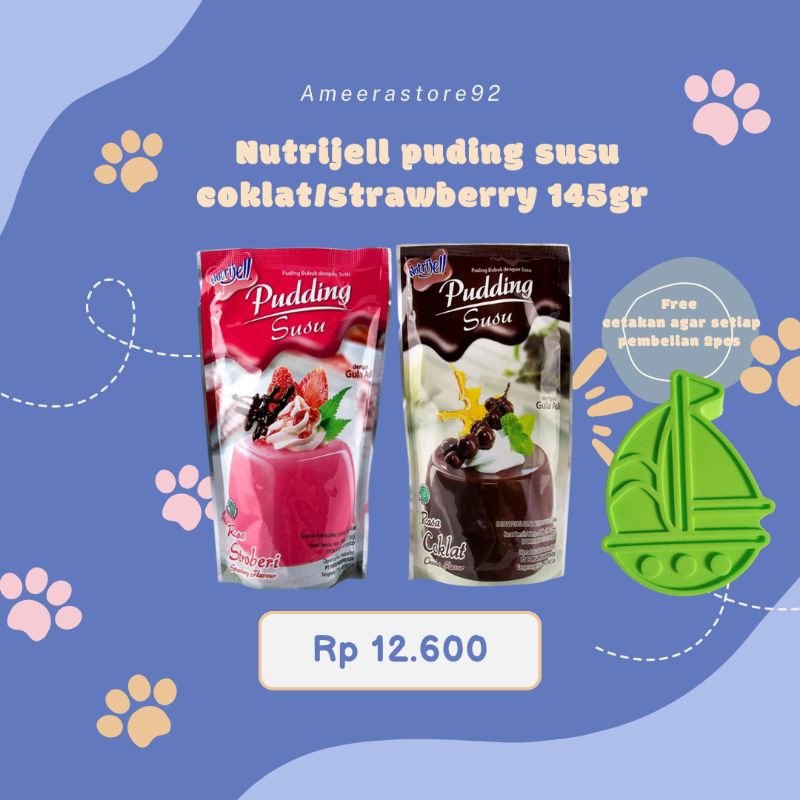 

NUTRIJELL PUDING SUSU 145GR FREE CETAKAN LUCU