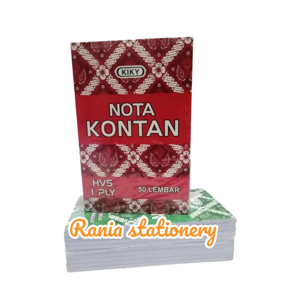 

NOTA KONTAN 1 PLY KIKY/NOTA KIKY/NOTA KECIL 1 PLY