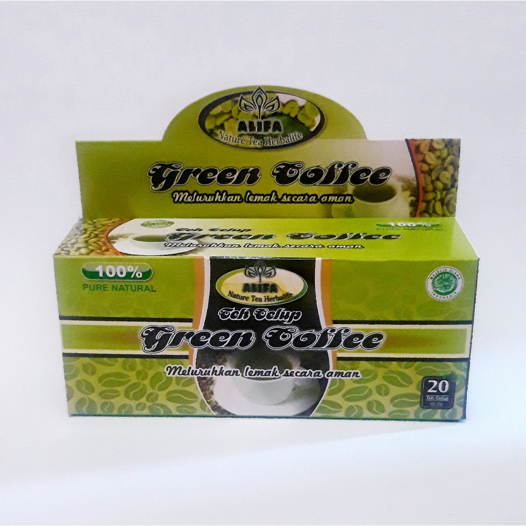 Teh Celup GREEN COFFEE Meluruhkan Lemak Secara Aman