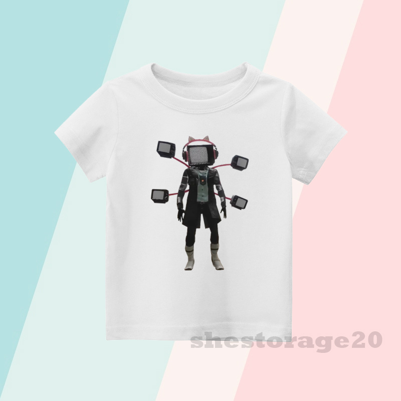 BAJU ANAK KAOS ANAK TV WOMAN BOSSES SKIBIDI TOILET / TV WOMAN TVMAN / PAKAIAN ANAK LAKI-LAKI DAN PER