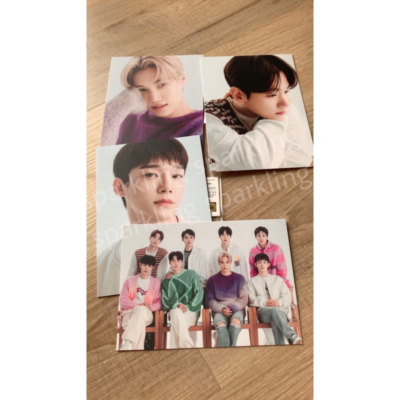 READY EXO CLOCK MD POSTCARD BAEKHYUN KAI CHEN GROUP PC PHOTOCARD EXO ANNIVERSARY