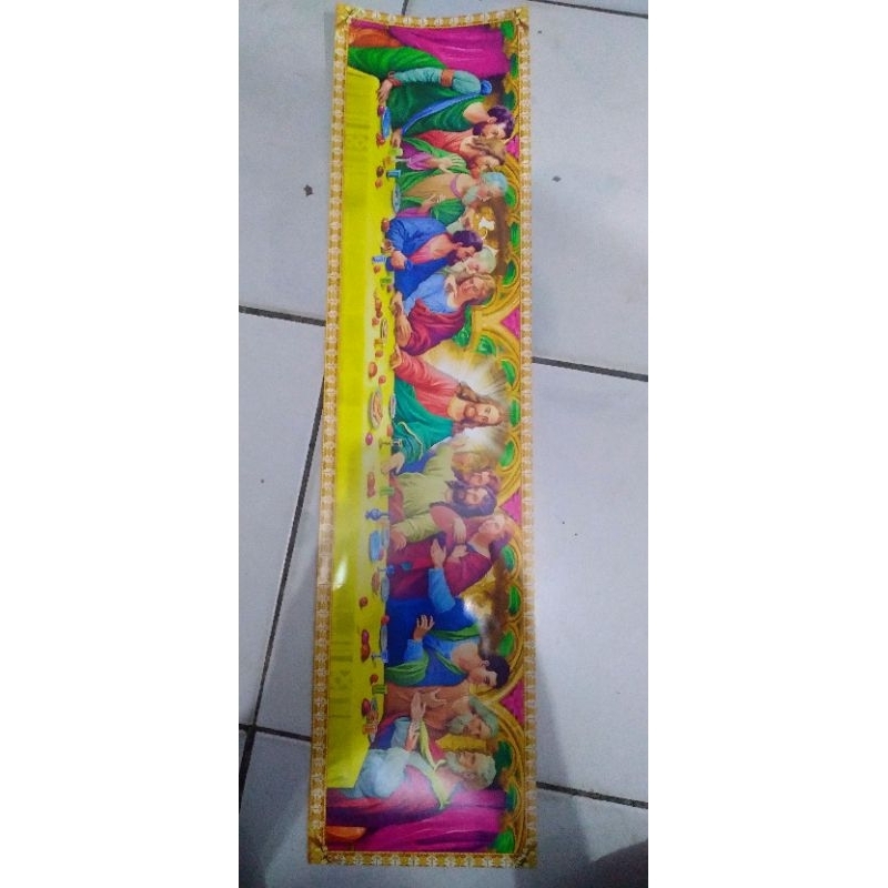 30 Lembar stiker Perjamuan ukuran 65 x 16