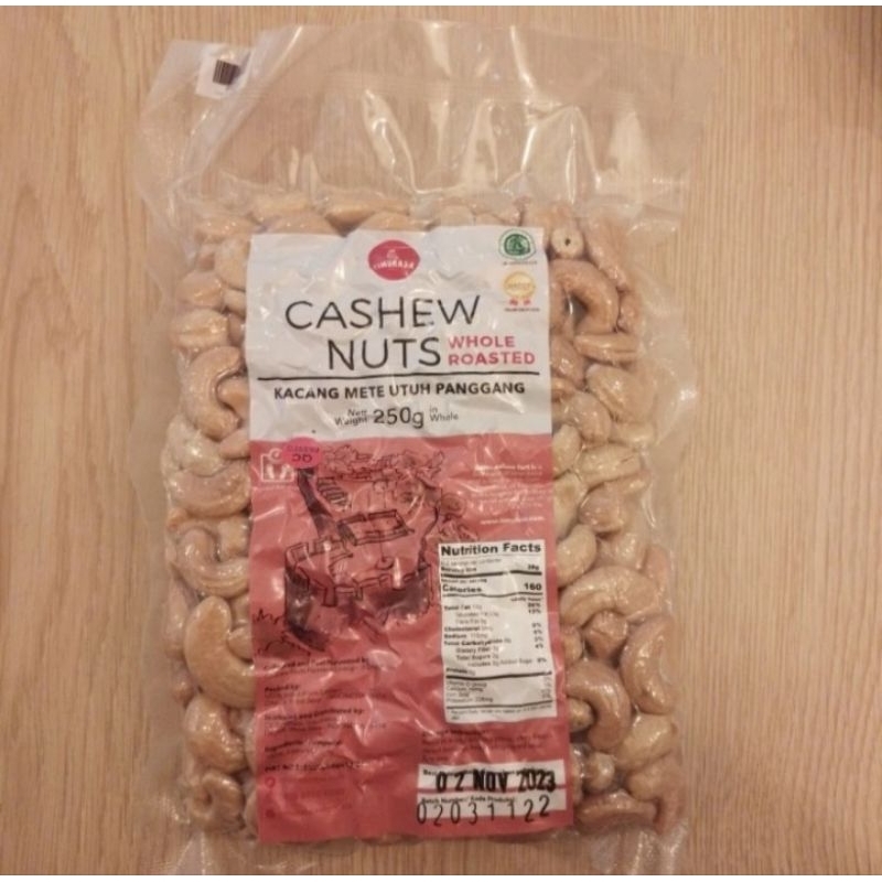 

Cashew Nuts Whole Roasted 250gr