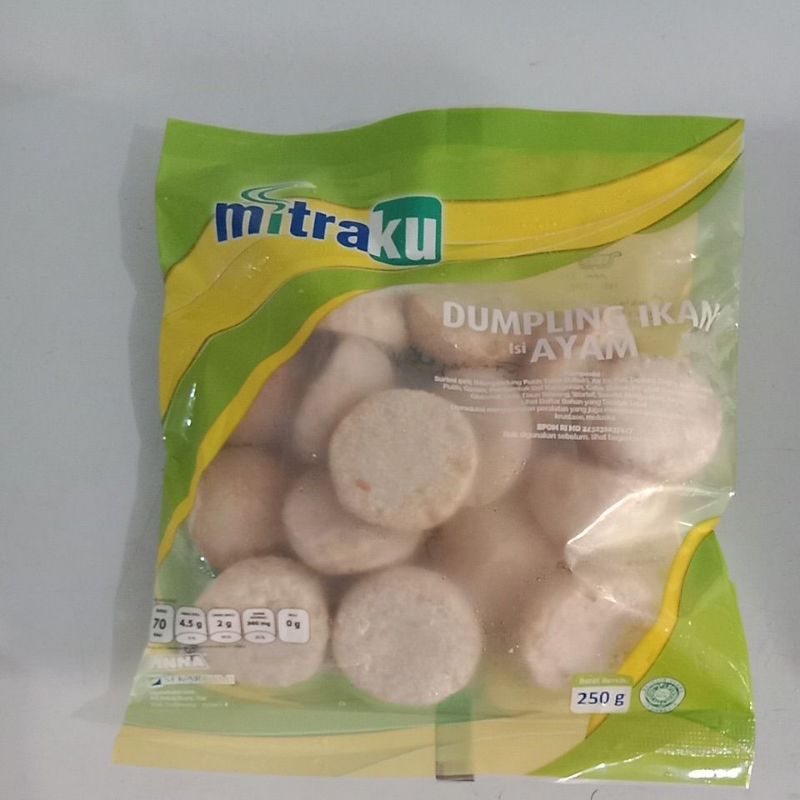 MITRAKU DUMPLING AYAM 250GR| DUMPLING AYAM| ASHAFOOD BEKASI