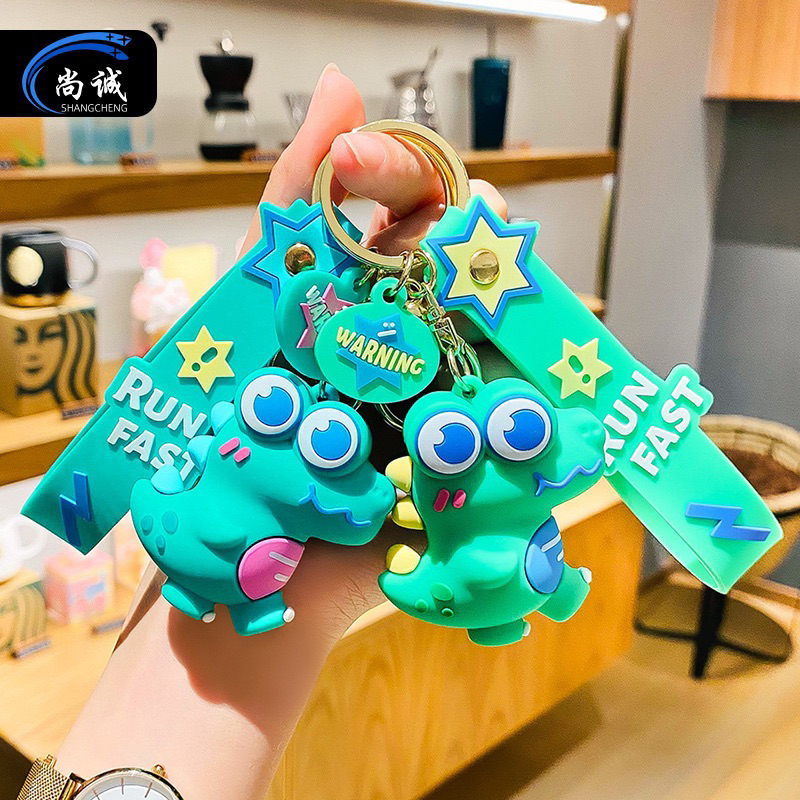 Gantungan Kunci / Gantungan Tas Sekolah Anak Model Crocodile Buaya Lucu