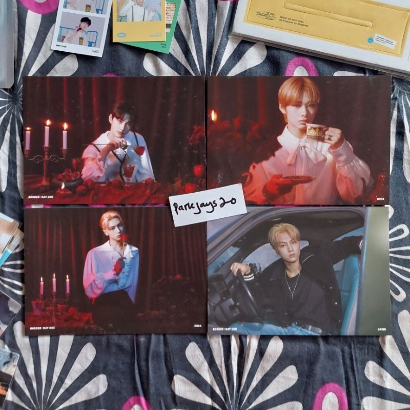 [OFFICIAL] MINI POSTCARD JAY JUNGWON NI-KI DUSK DAWN ENHYPEN [baca desk]