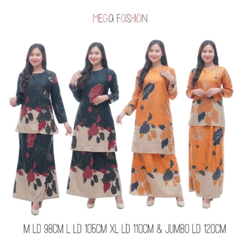 MEGA - NEW ARRIVAL BAJU KURUNG WANITA MELAYU TERBARU SETELAN BATIK WANITA MODERN 2021 BAJU KURUNG MA