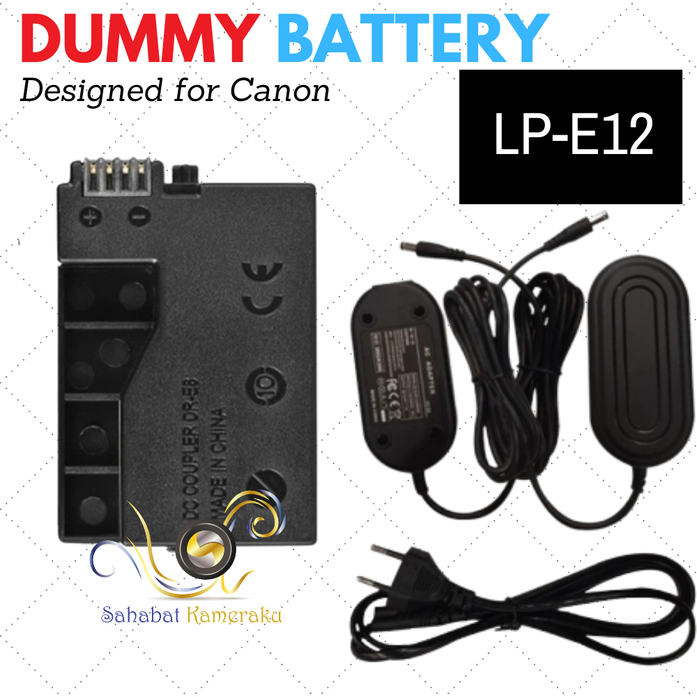 ACK-e15 Battery Dummy Canon LP E12 Baterai Dummy Canon LP E12 Eos 100D RB1