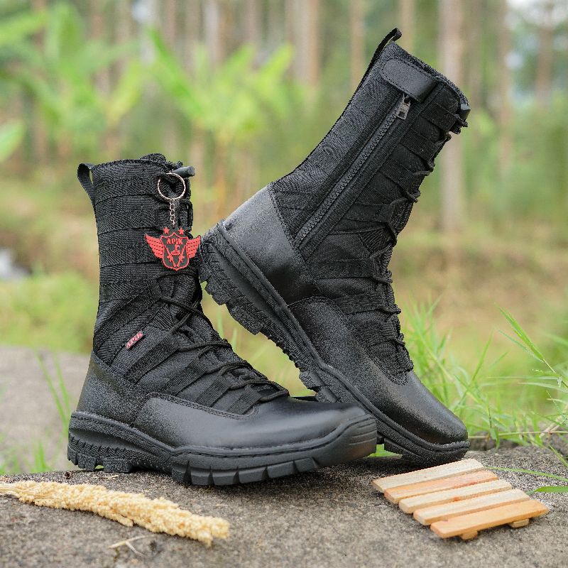 Sepatu pdl tni porli security merk apik kulit asli nike v2 relsleting sepatu pria sepatu tni