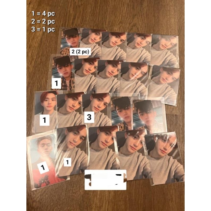 LUCAS OFFICIAL PHOTOCARD PC KICK BACK OUR HOME