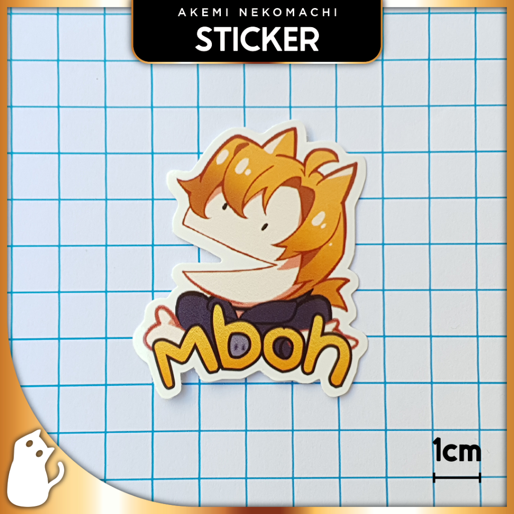 

PACMAN TEXT - Akemi Nekomachi Sticker Vtuber