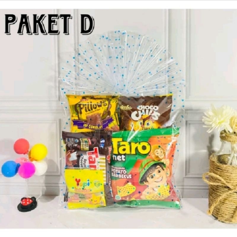 

Paket Snack Ulang Tahun / Bingkisan D / Souvenir / Goodie Bag Ulang Tahun Anak Termurah