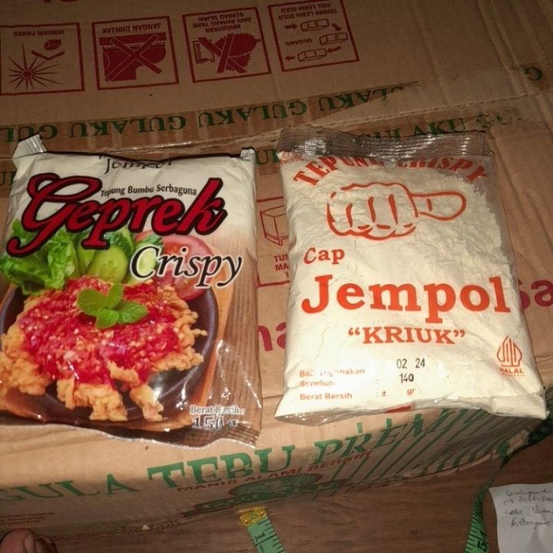 

tepung jempol 150 gr/geprek/crispy