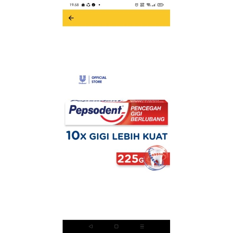 Pepsodent 225 gram