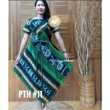 PROMO Dress Tenun asli jepara Model panjang..