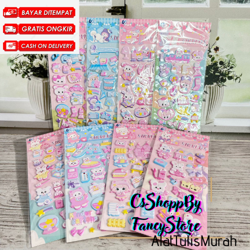 

Stiker Timbul 3d Karakter Hewan Kelinci Kode WX-MA Stiker Satuan Cute Cantik Jurnal Cod
