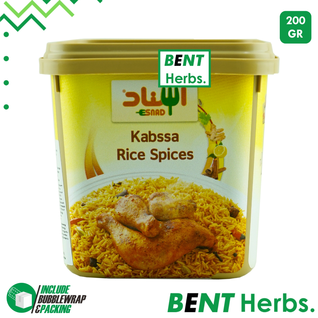 

Bumbu Masak Instant Lezat Esnad Kabssa 200 Gr Berkualitas BPOM Original Produk Saudi Nasi Kabsah