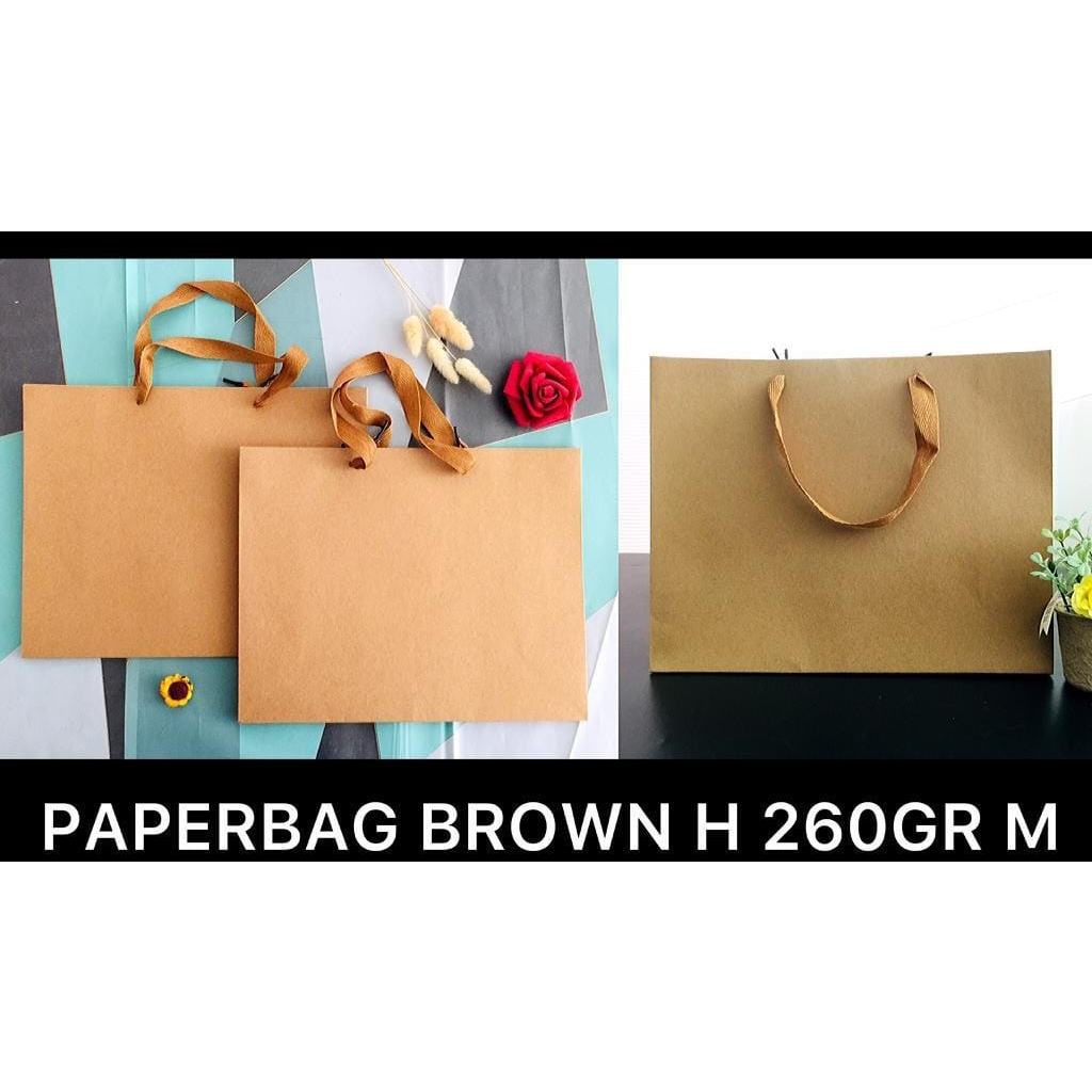 

AS888 - Paper Bag Brown Polos Horizontal Uk M