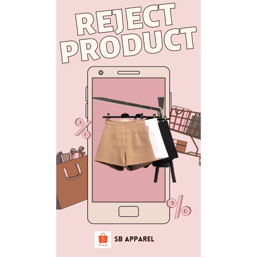 REJECT RANDOM SALE / CELANA PENDEK REJECT SALE / CELANA KULOT REJECT SALE