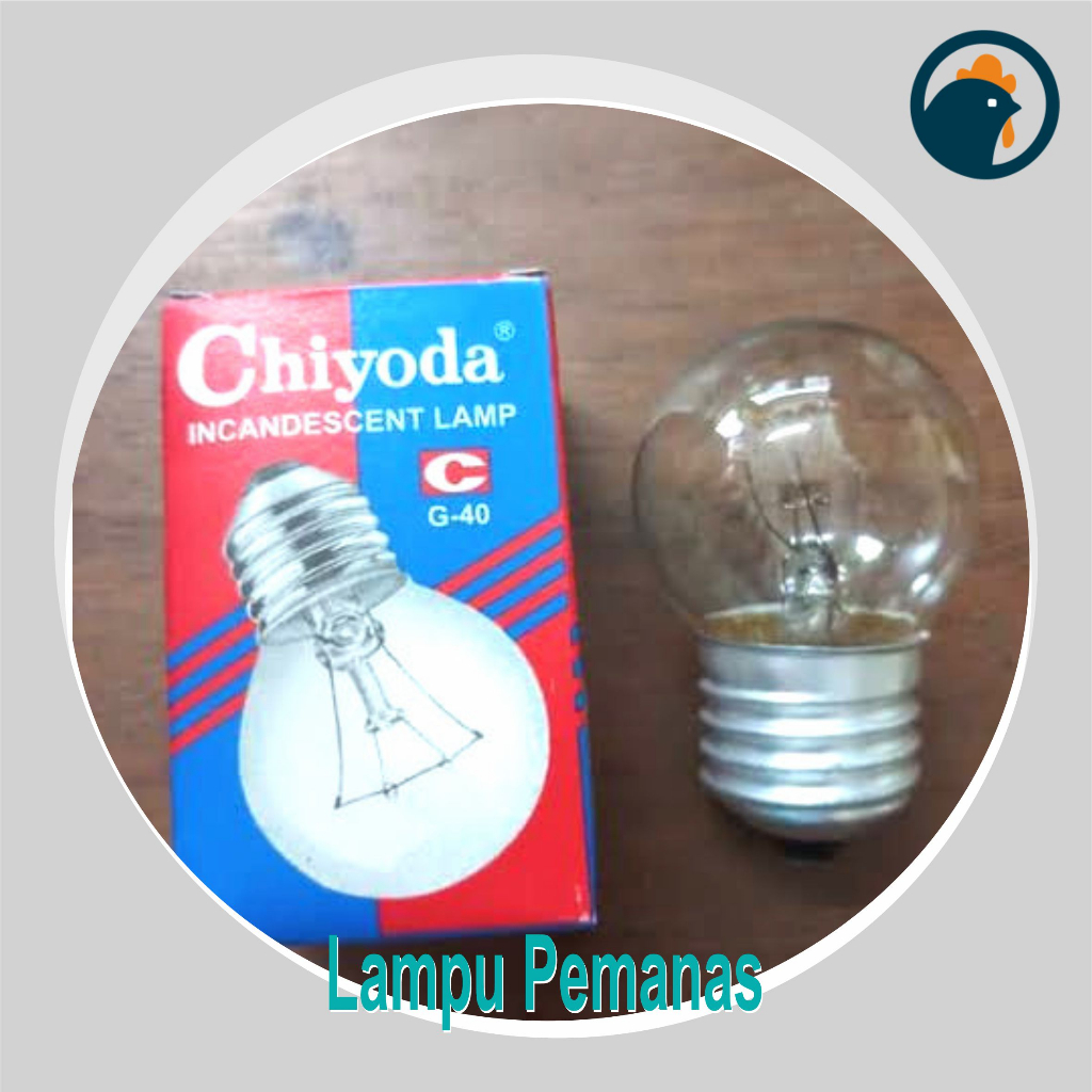 LAMPU BOHLAM PIJAR DOP CHIYODA G-40 5 Watt KECIL KUNING CLEAR