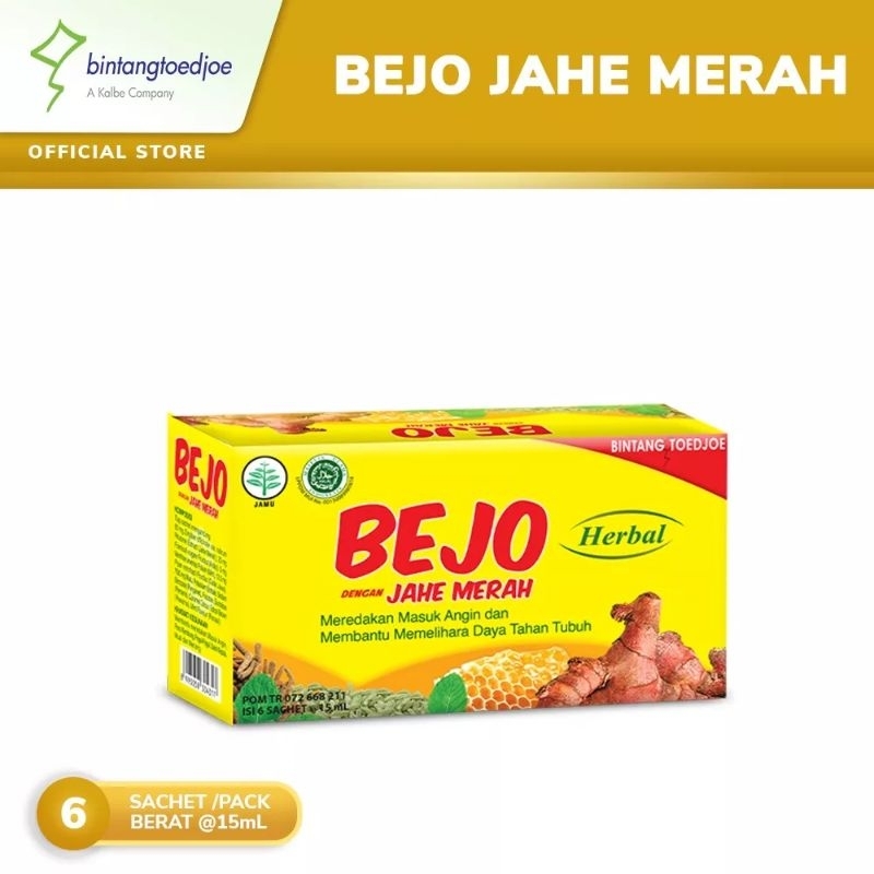 

BEJO Jahe Merah Sachet isi 6pc