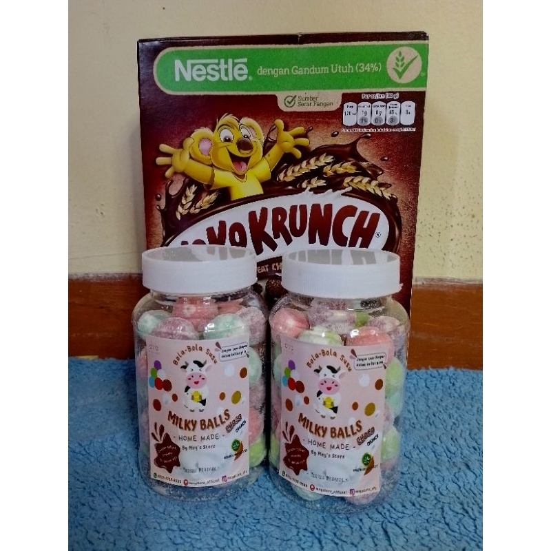 

BOLA BOLA SUSU DANCOW ISI COKLAT KRUNCY / CHOCO CRUNCH