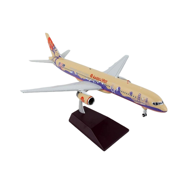 Gemini Jets America West Airlines B757-200 N902AW Teamwork Coast To Coast 1/200 Scale Diecast Commer