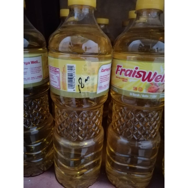

minyak goreng FRAISWELL 1L kemasan botol