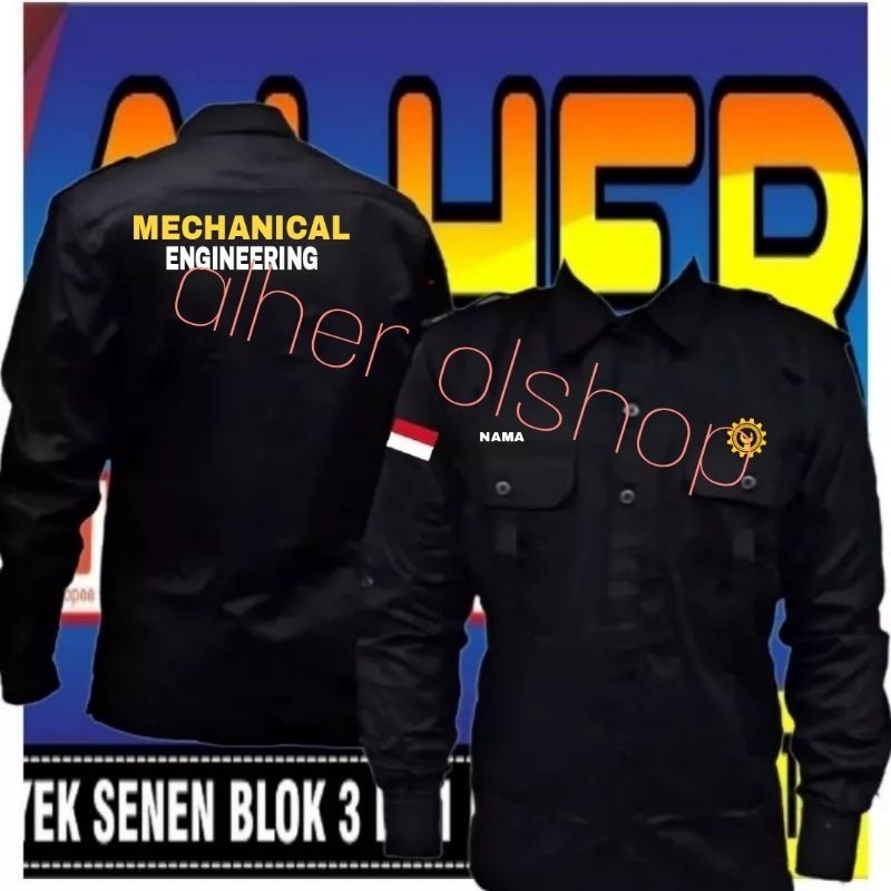 kemeja mechanical engineering baju mechanical engineering seragam mechanical engineering Pdh mechani