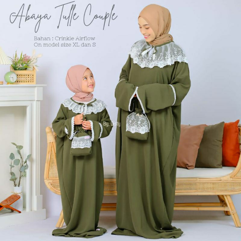ABAYA SHOLAT TULLE/ABAYA SHOLAT CRINKLE/MUKENA SHOLAT CRINKLE MURAH/ABAYA SHOLAT CRINKLE PREMIUM/ABA