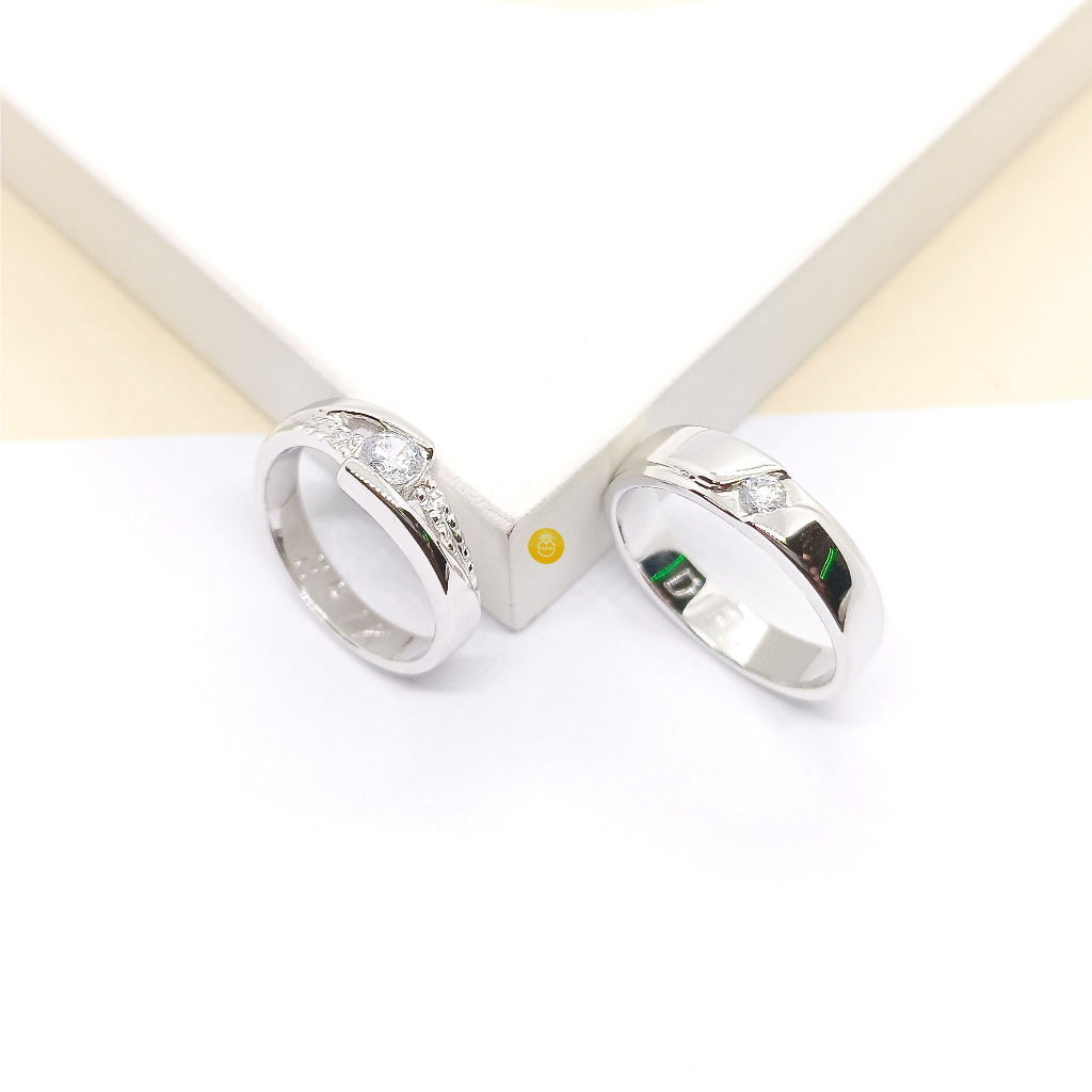 Couple Ring Custom, Pernikahan BAHAN PERAK